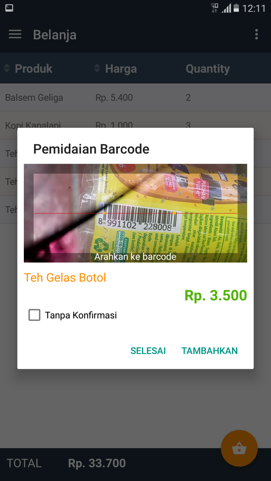 Aplikasi Android Untuk Toko