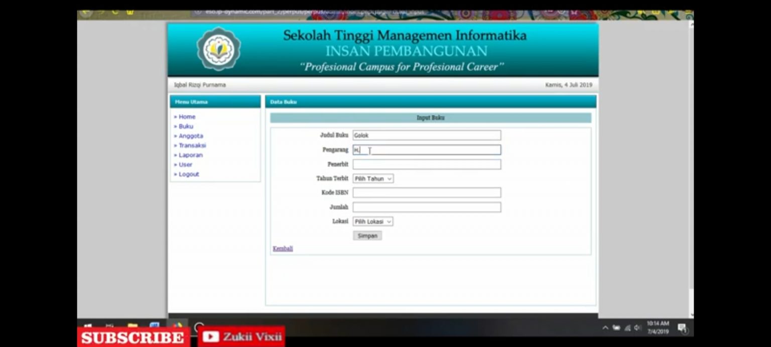 Source Code Aplikasi Perpustakaan Berbasis Web dengan PHP dan MySQL ...