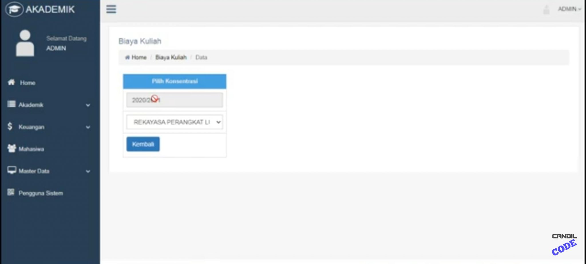 Source Code Aplikasi Sistem Informasi Akademik Perguruan Tinggi ...