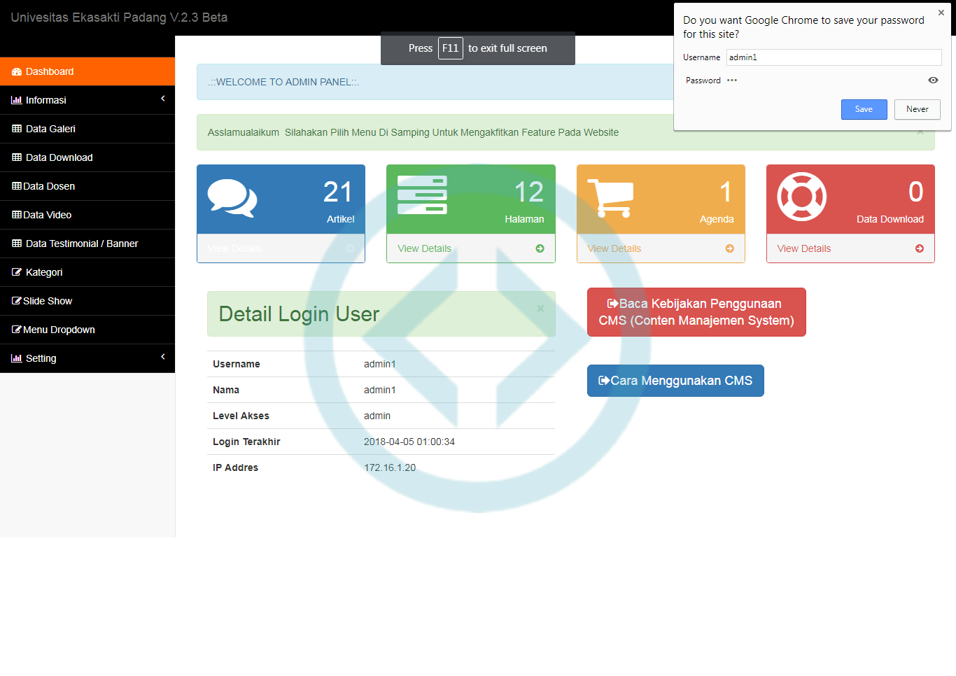 Source Code Website Kampus